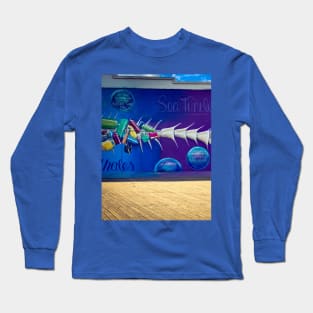 Graffiti Street Art Coney Island NYC Long Sleeve T-Shirt